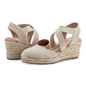 NWT Easy Spirit Meza Espadrille Wedge Sandals